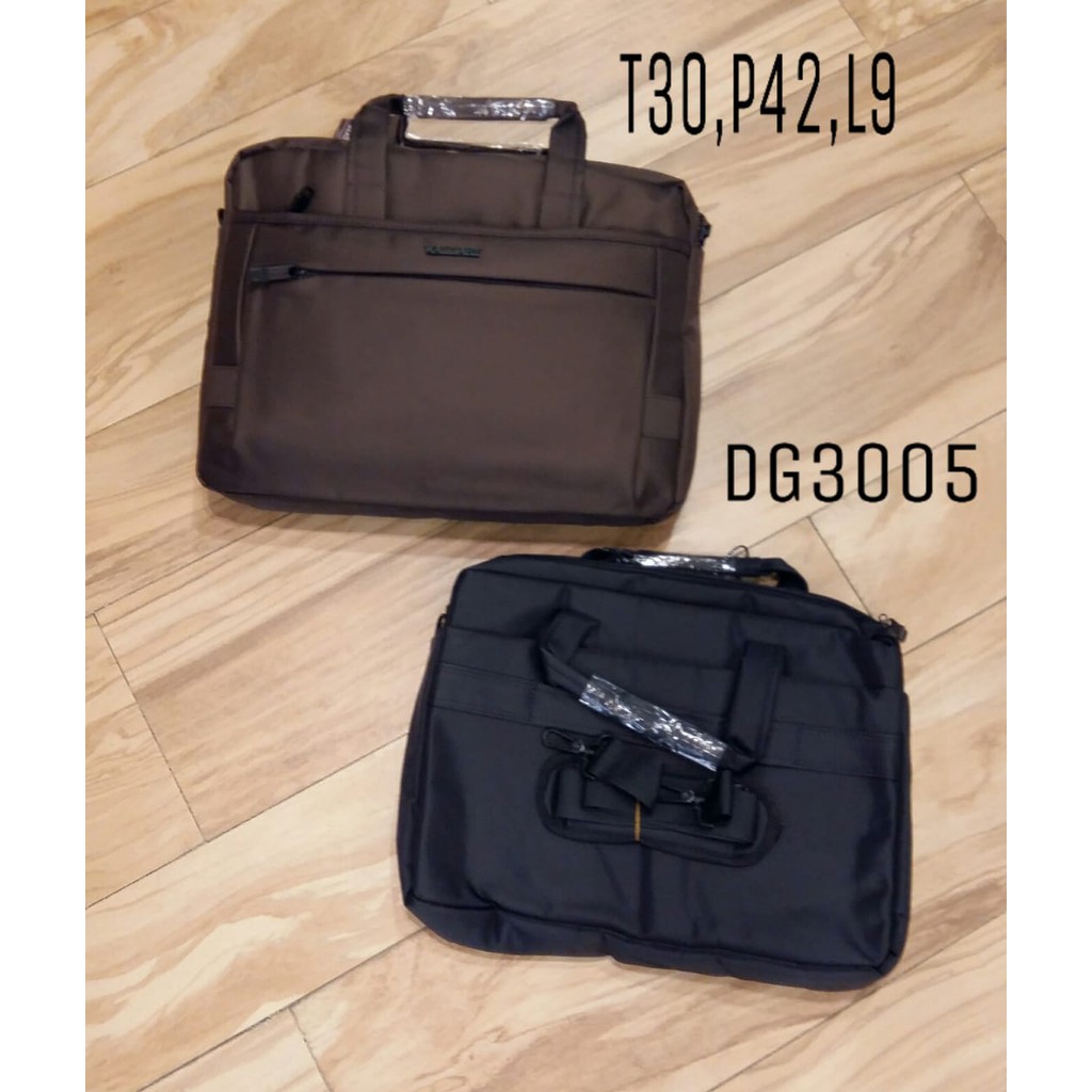 7.7   TERMURAH WALLABY TAS LAPTOP IMPORT READY HITAM DAN COKLAT (COD) #Shopeehaul