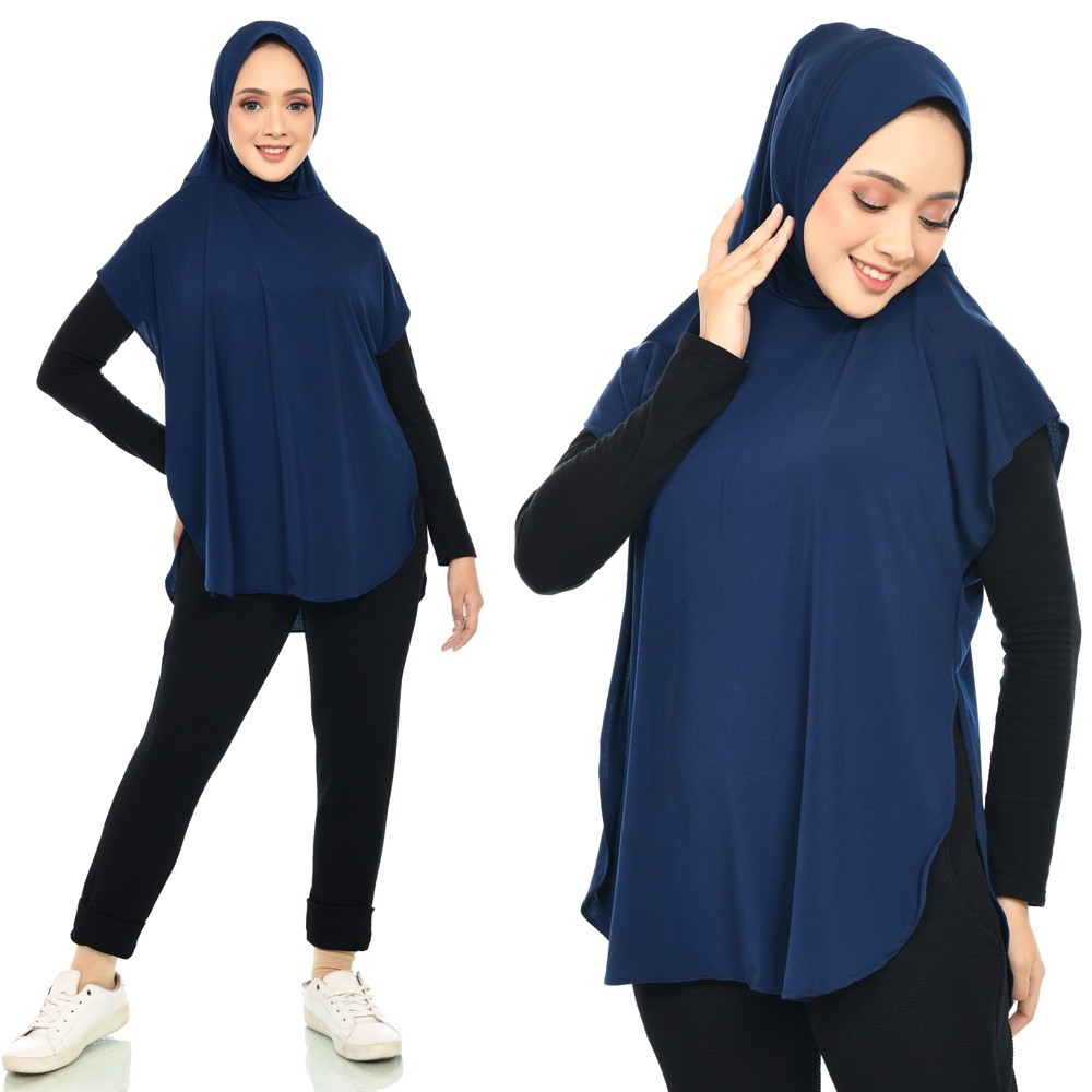 JILBAB SPORT SHEVA / HIJAB SPORT UNTUK OLAHRAGA BAHAN JERSEY / KERUDUNG RENANG MUSLIMAH / JILBAB BERGO JERSEY MENUTUP DADA / JILBAB INSTAN JUMBO TERBARU