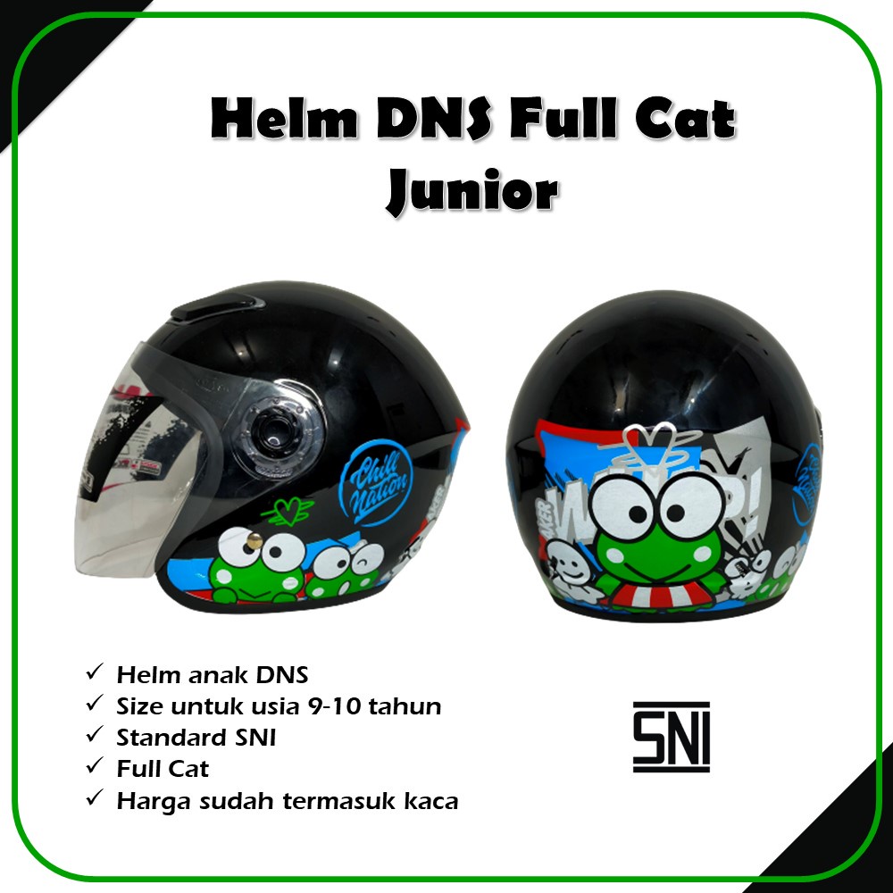 Helm JUNIOR DNS Standard motif murah