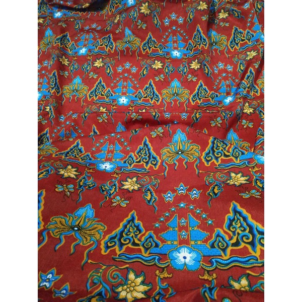 KAIN BATIK SERAGAM SEKOLAH SD TELARIS BAHAN BATIK METERAN TERMURAH