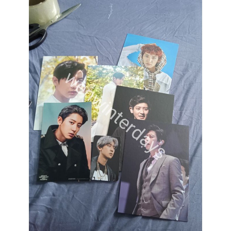 [BOOKED] CHANYEOL PHOTOCARD POSTCARD TEMPO PANTONE