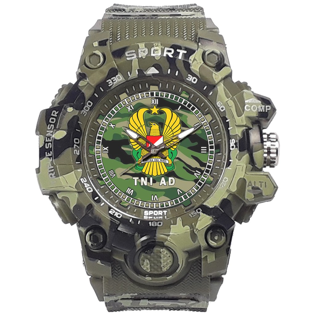 (SPECIAL EDITION) JAM TANGAN LOGO TNI-AD WATER RESISTANT NO.2