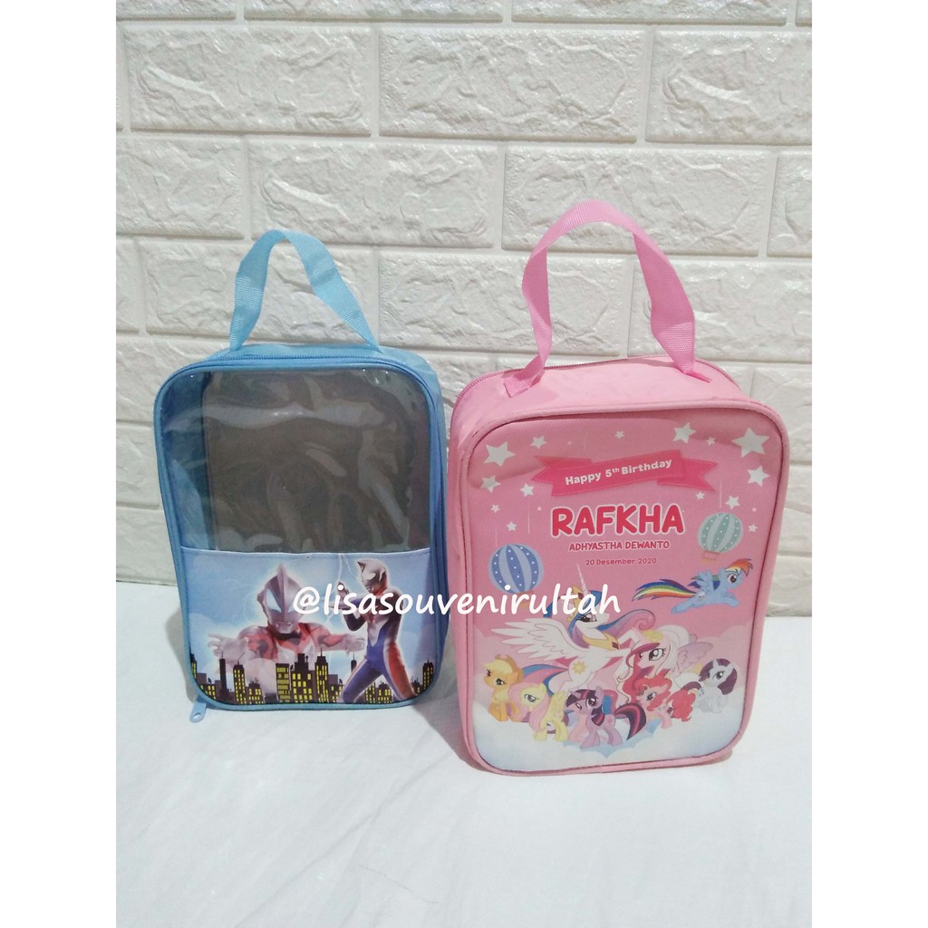 

SHOE BAG REGULER / SOUVENIR ULTAH/ GOODIEBAG ULTAH CUSTOM/ SOUVENIR PROMOSI