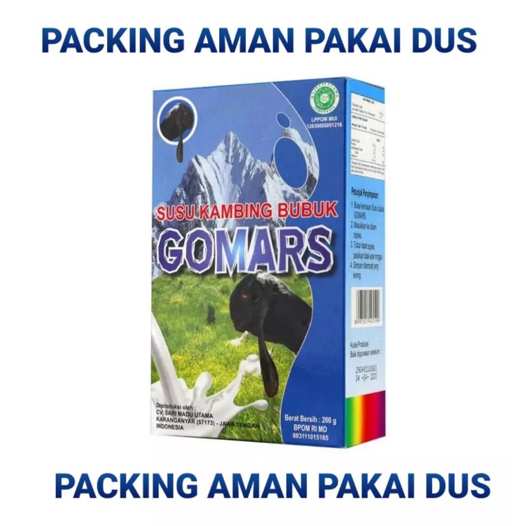 

Gomars, susu kambing gomars, susu kambing bubuk