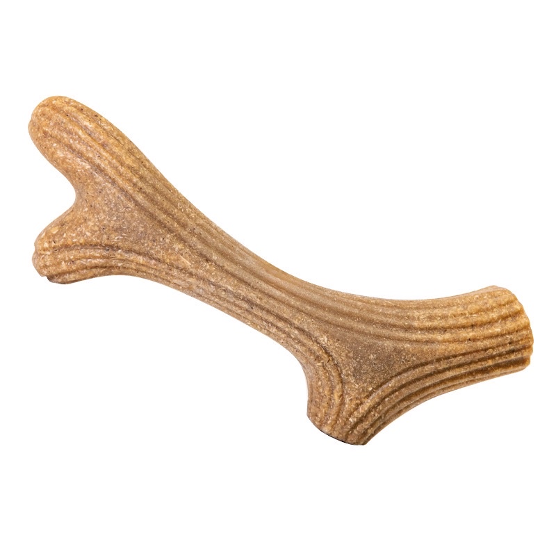 Gigwii natural dog long lasting chew wooden antler XS, SM, ML