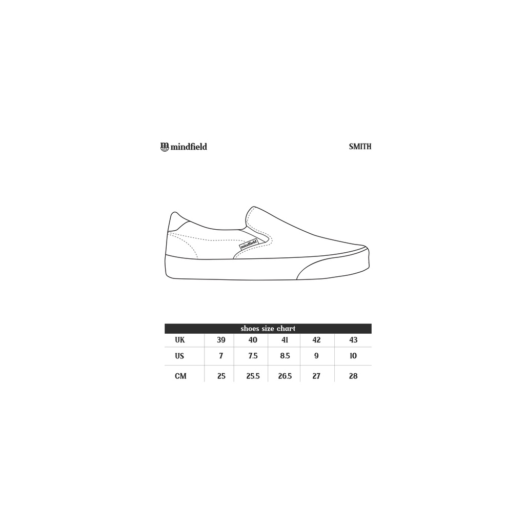 Mindfield skateboard  shoe Slip On SMITH