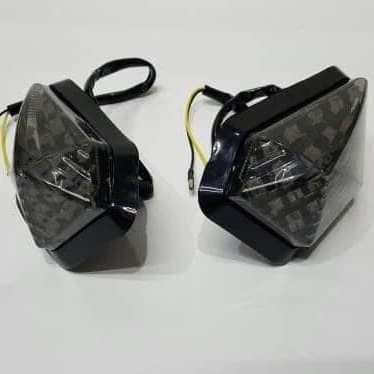 ✔✔HOT Lampu penerangan sen tempel segilima led motor besar - Biru