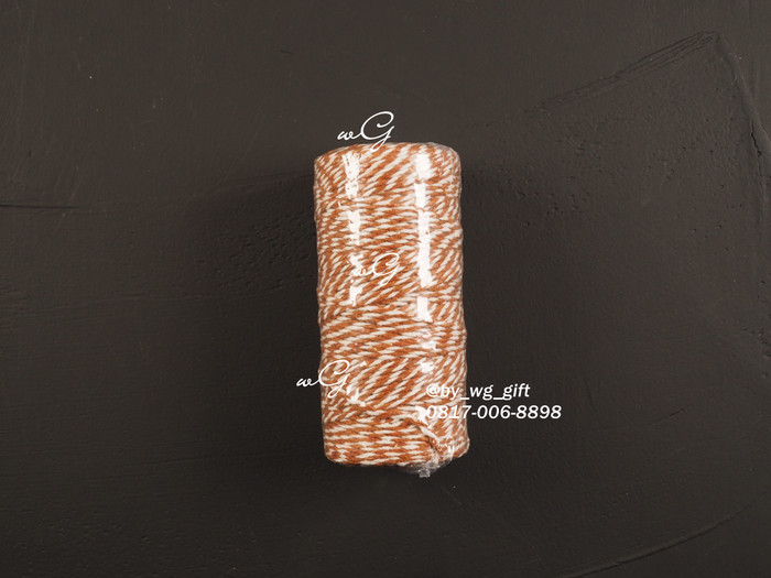

Pita Tali Katun - Coklat ; Lebar 2 mm; Panjang 100 Meter
