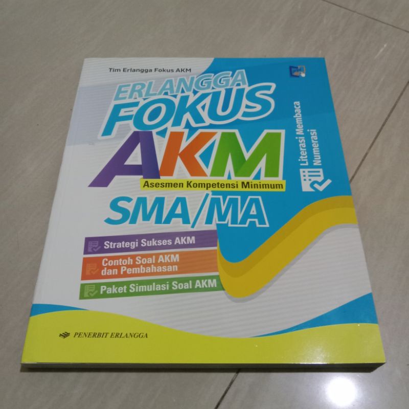 Jual BUKU ORI ERLANGGA FOKUS AKM SMA / MA | Shopee Indonesia