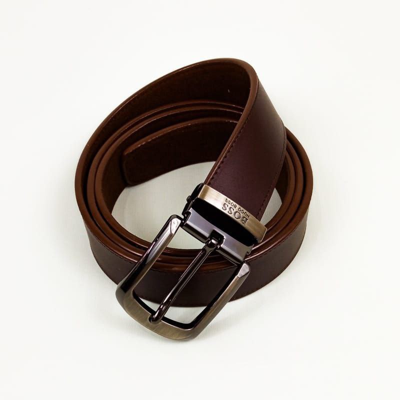 GEKO Men Belt Leather Sabuk Ikat Pinggang Belt Kulit Asli Pria