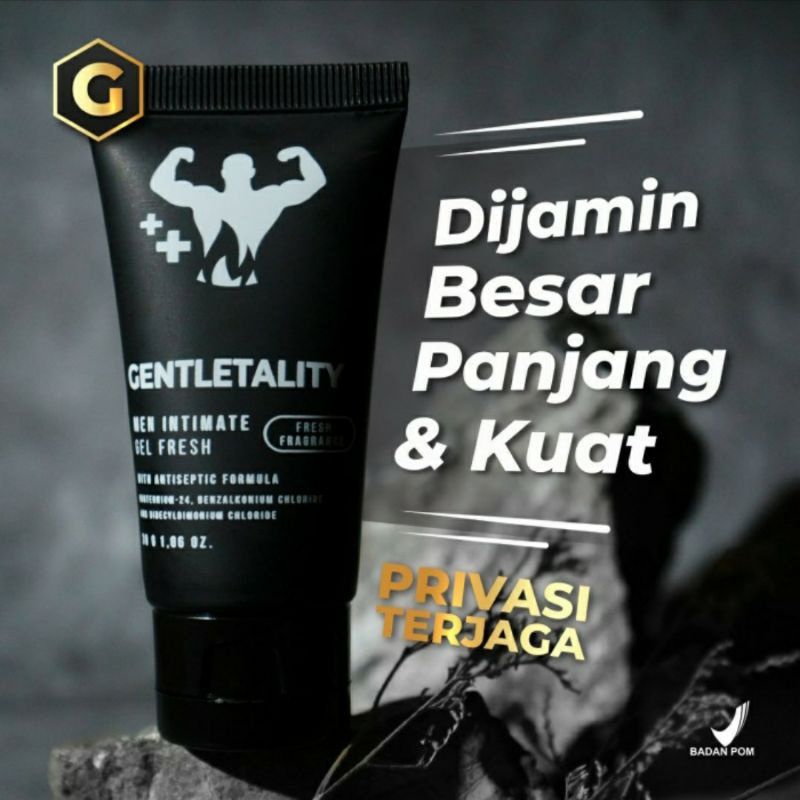 Gentletality Gel - Suplemen Alat Vital Pria 100% Produk Original