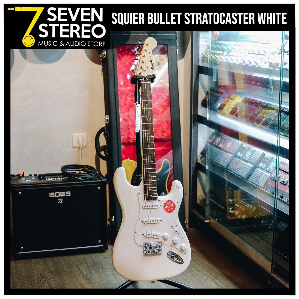 Squier Bullet Stratocaster HT Artic White