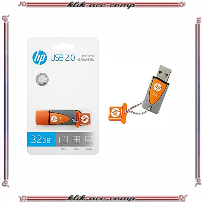 flashdisk hp 32gb original v245o