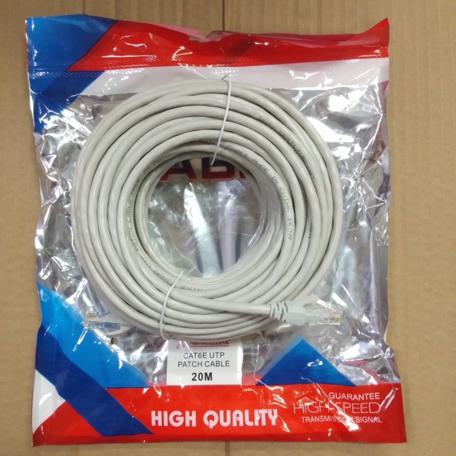 kabel LAN 20M Cat6 UTP Cable LAN 20 meter Cat 6 Bestlink High Quality