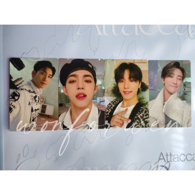 seventeen attacca album only photocard pc op1 op2 carver carat version