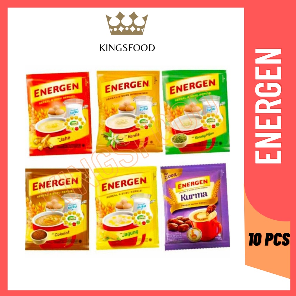 

ENERGEN Sereal All Varian 10 sachet x 34 gram