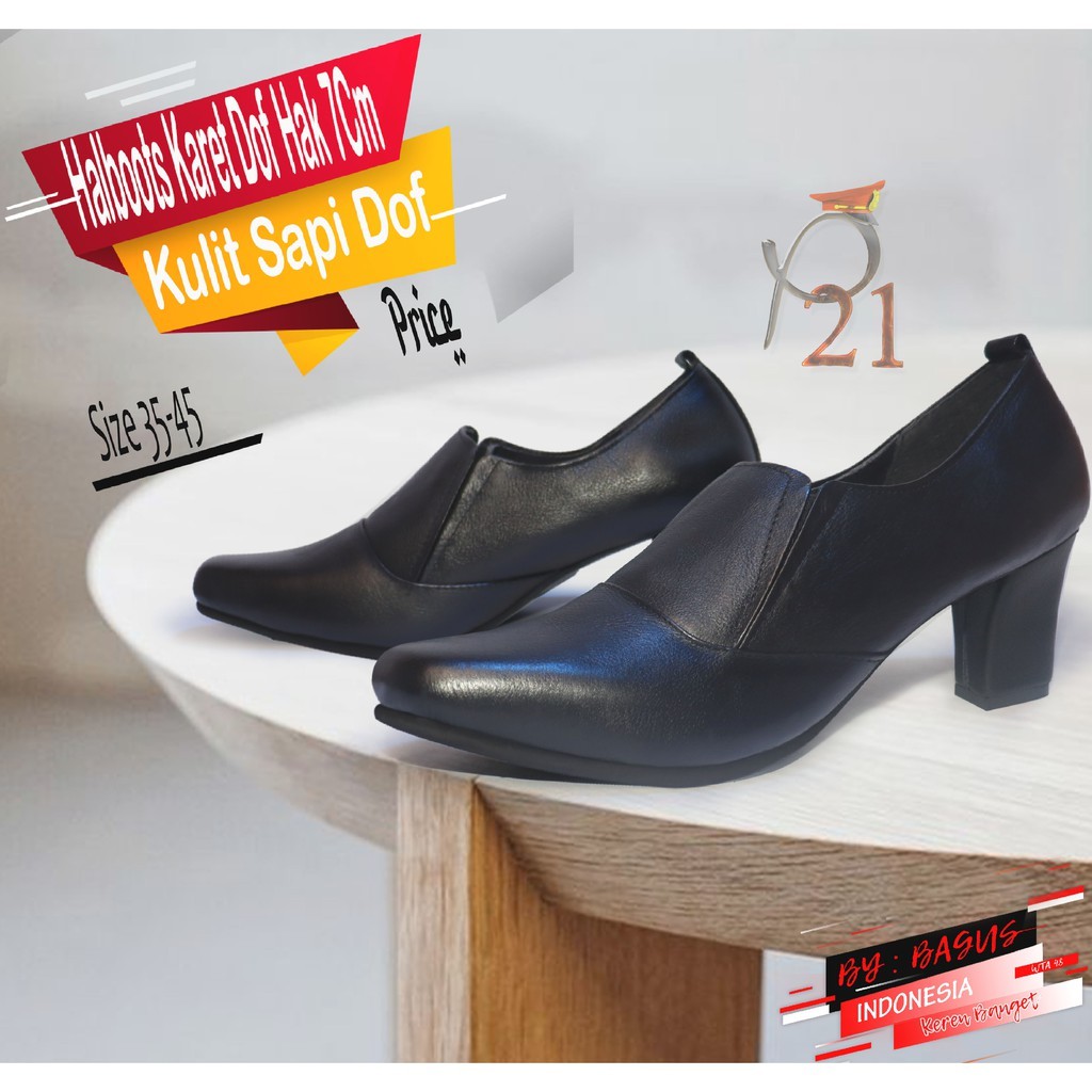 P21 SEPATU WANITA HALFBOOTH DOF P21