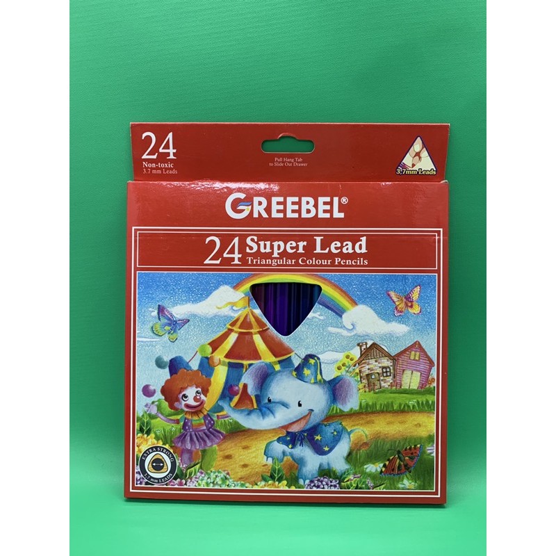 

GREEBEL Pensil Warna Super Lead (24 warna) 3724