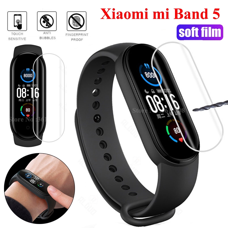 Xiaomi Mi Band 5 Screen Protector Soft TPU Ultra Clear Screen Hydrogel Film