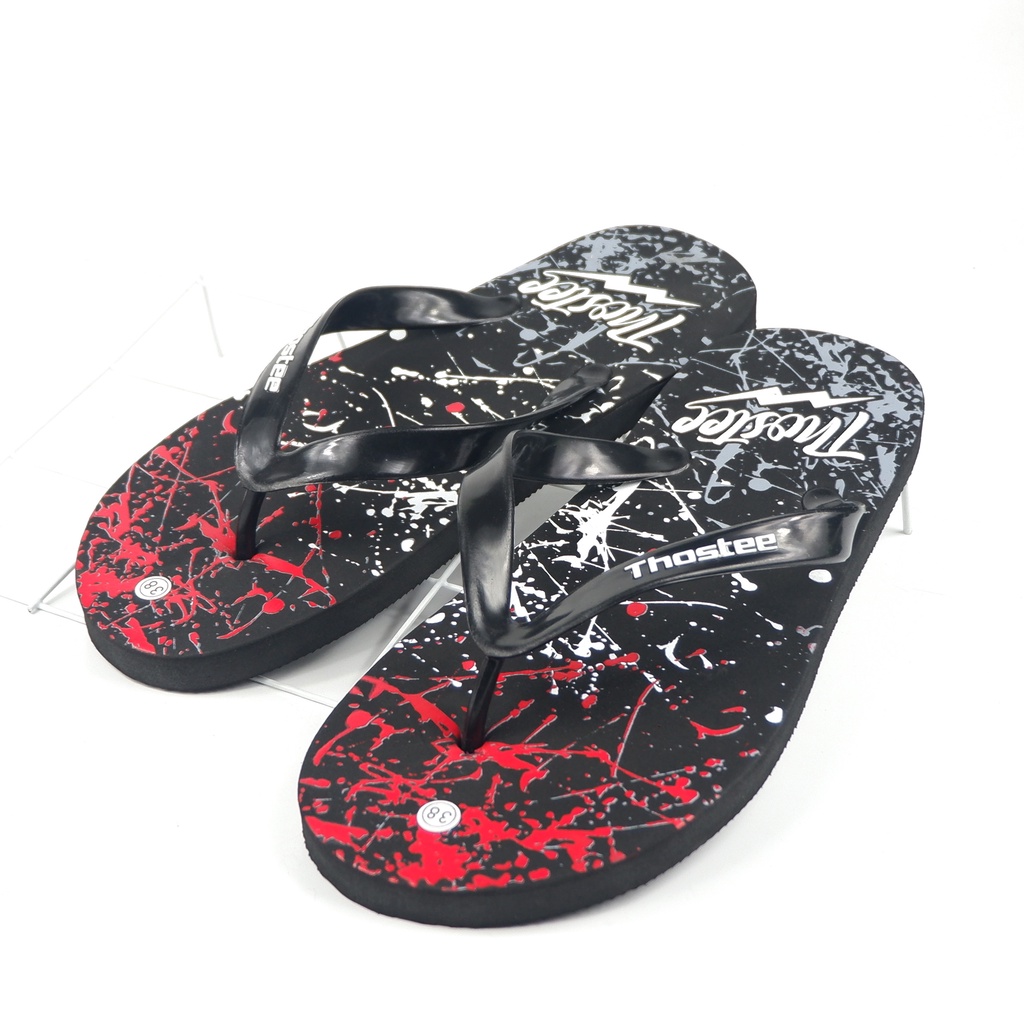 Sandal Jepit Distro Pria SGT Thostee 010 Abstrak Aio