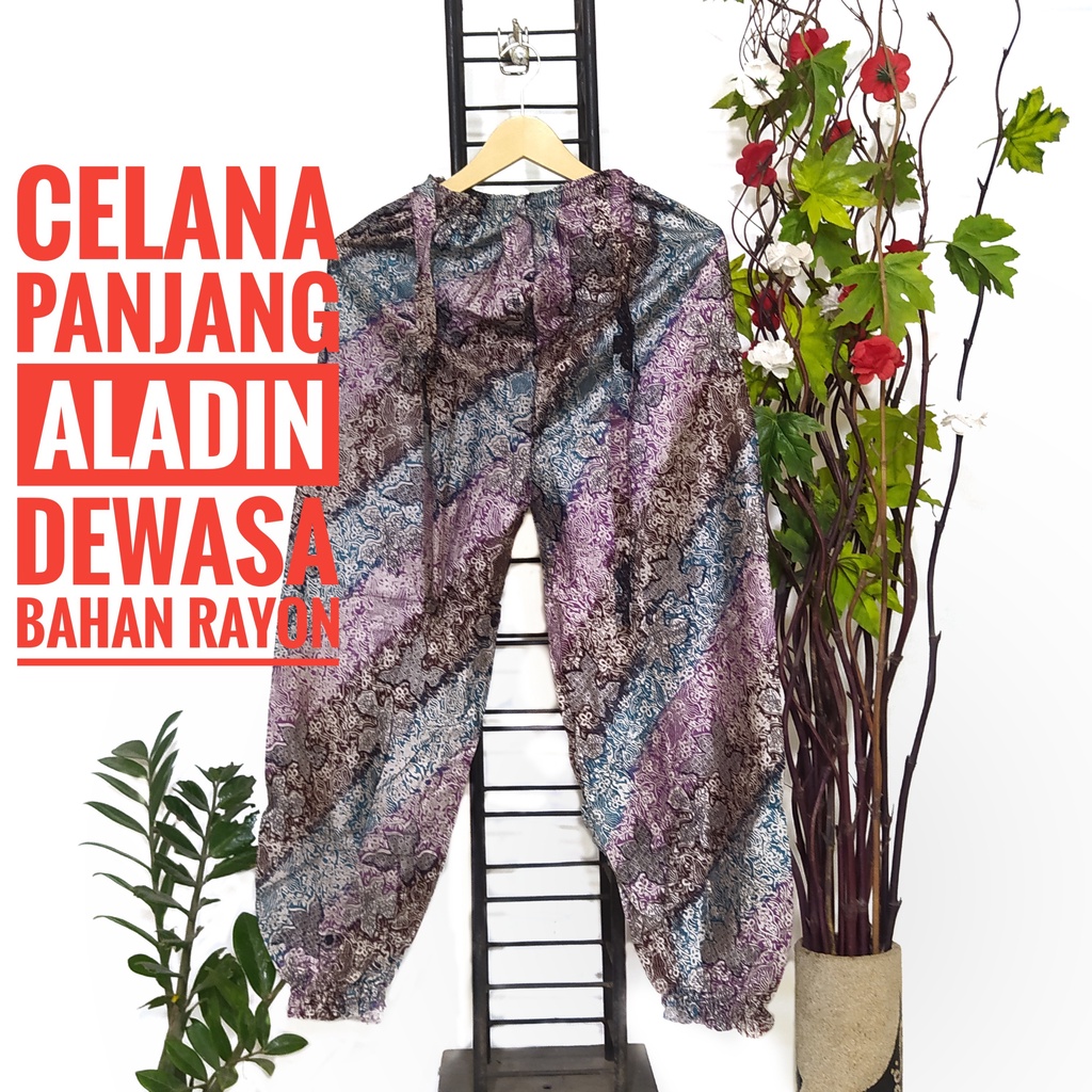 Celana Batik Panjang ALADIN Bahan Rayon