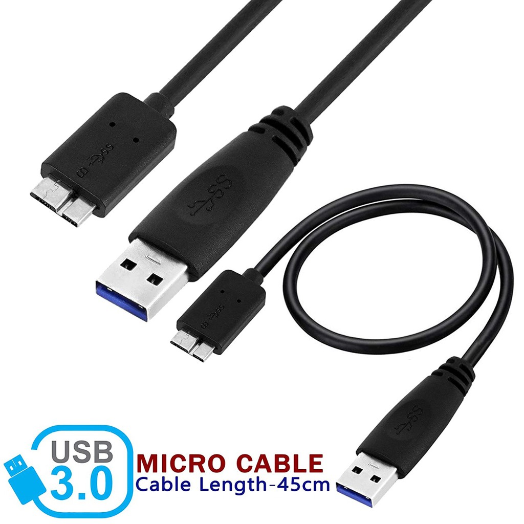 Kabel usb 3.0 type a to micro b Original - cable usb 3.0 harddisk external