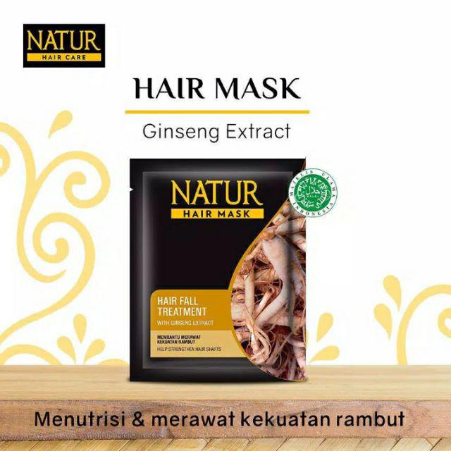 RADYSA - Natur Hair Mask 22,5GR Sachet BPOM / Natur Masker Rambut