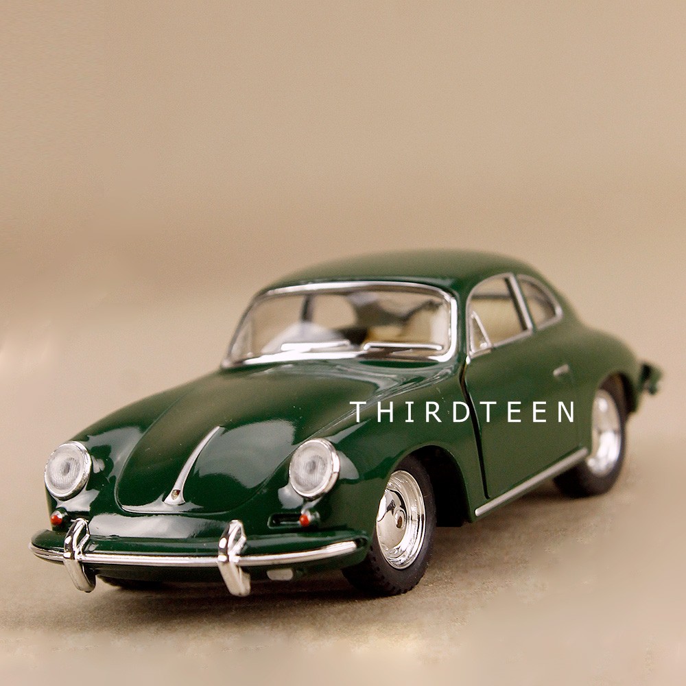 Diecast Miniatur Mobil Klasik Classic KINSMART PORSCHE 356B CARRERA 2 - Hijau