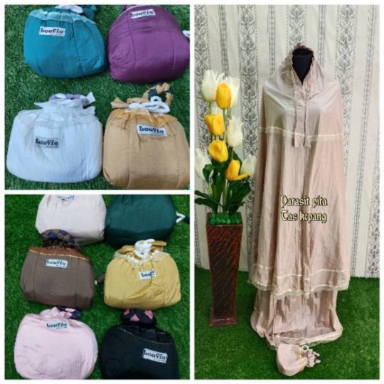 mukena parasut traveling loufie premium super termurah tercantik - RANDOM GROSIR Murah