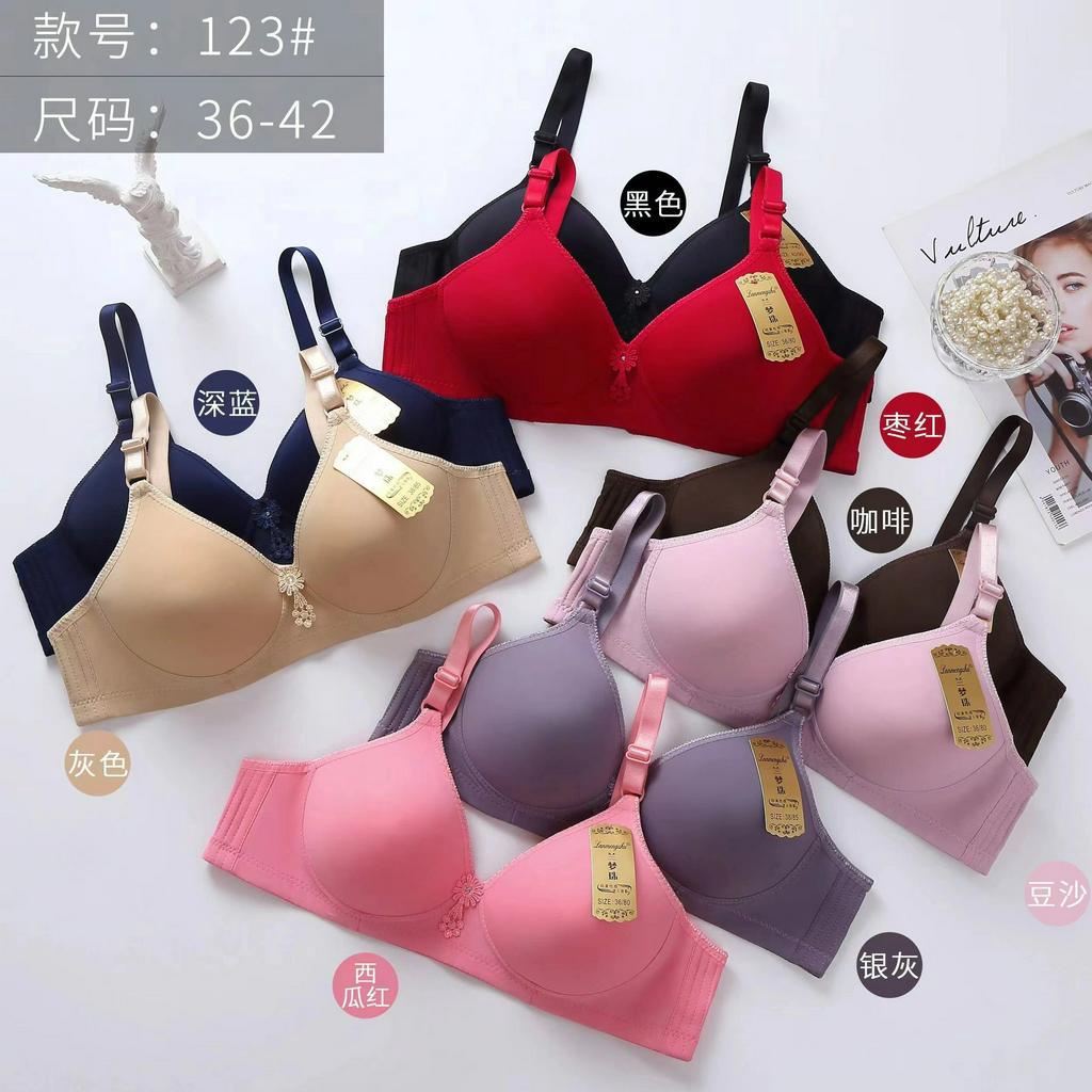 BRA / BH WANITA 228 TANPA KAWAT UKURAN 38-44 TERDAPAT 6 WARNA KAIT 3 PAKAIAN DALAM WANITA