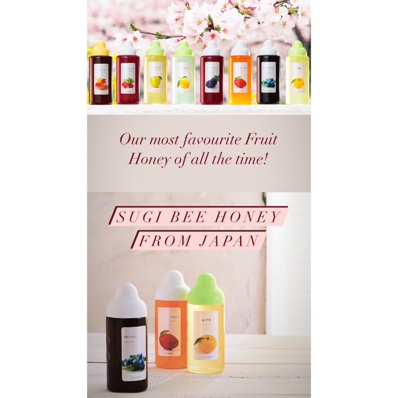 

Sugi Bee Honey Japan. Yuzu, Blueberry, Maple 500 gr 1000 gr