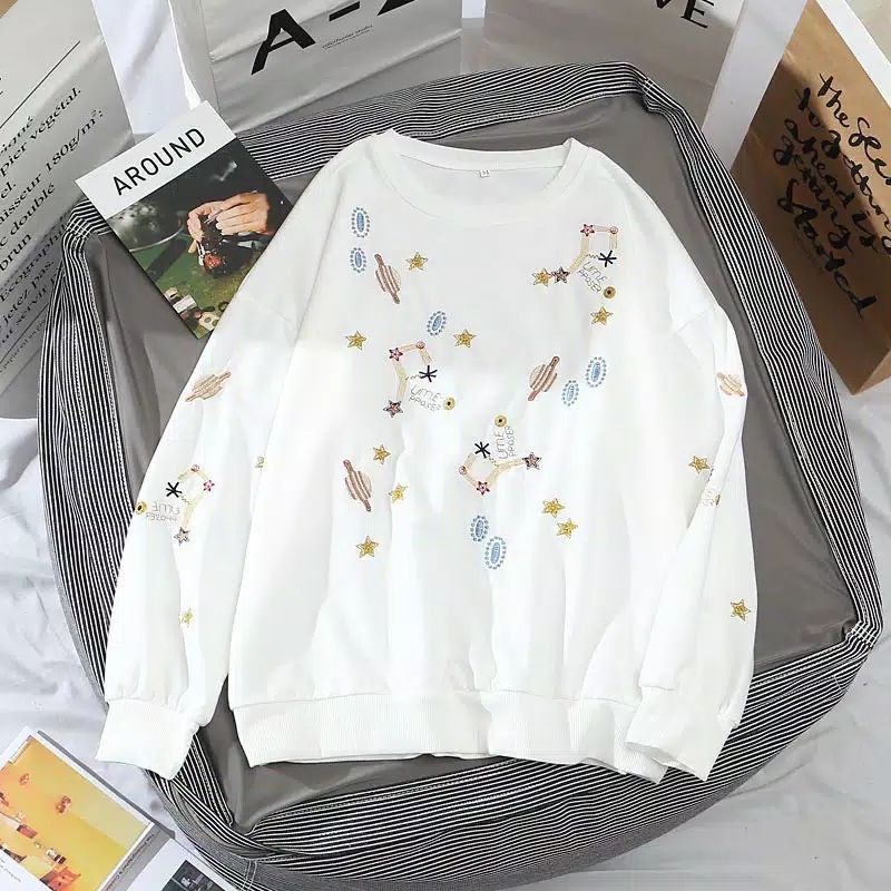 Galaxy Star Sweater | Sweater Wanita Terbaru