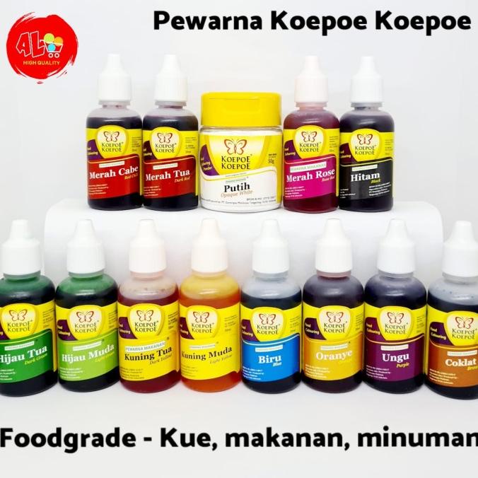 

Koepoe Pewarna Makanan Koepoe Kupu Foodgrade Food Coloring 30ml KOMPLIT Kode 674