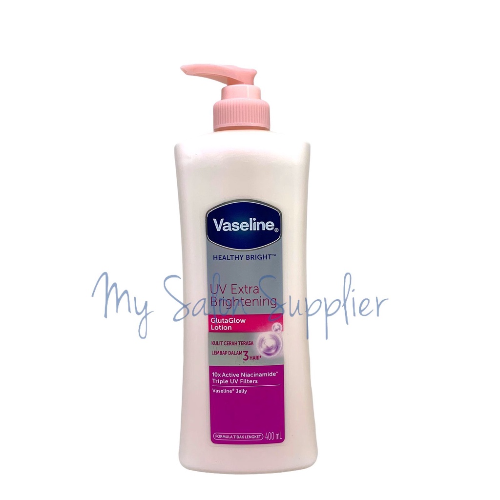 Vaseline Body Lotion Healthy Bright UV Extra BRIGHTENING Pump 400ml