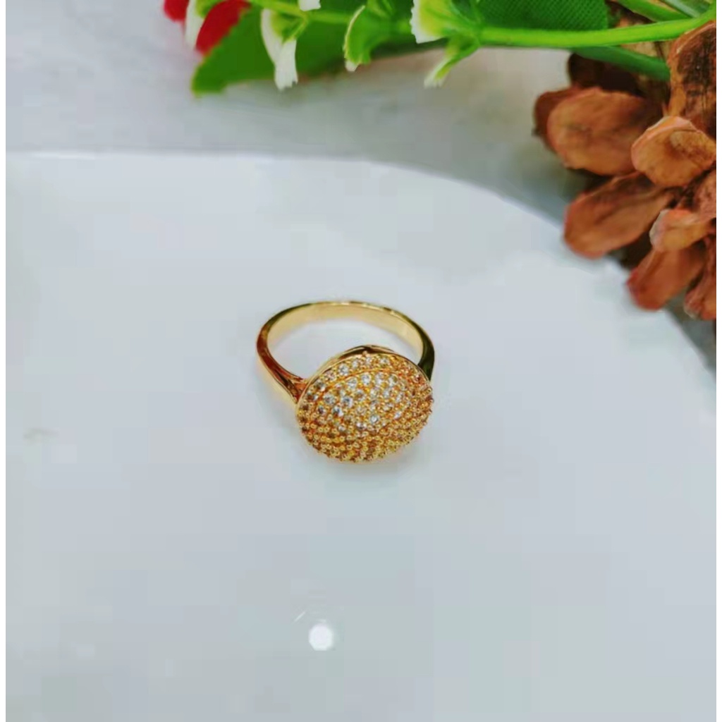 Cincin Xuping Permata Lapis Emas Perhiasan 1221