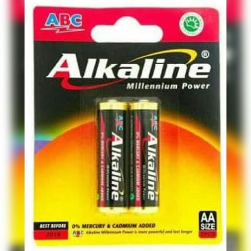 ISI 2PCS Batu Baterai Alkaline AA - 1.5 V Battery ABC Alkaline A2 - Baterai Jam Baterai Mainan