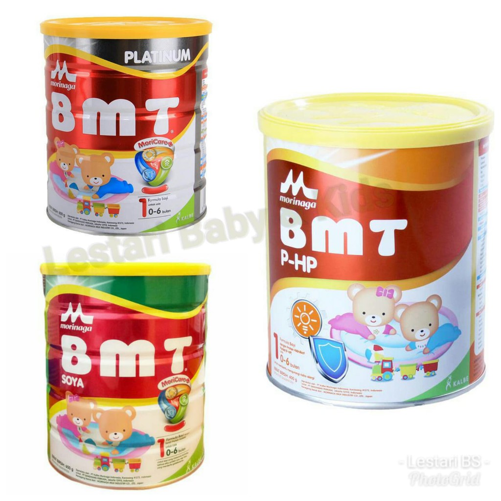 LESTARI BABY - MORINAGA BMT Platinum / Soya /P-HP Moricare 0-6BULAN / BMT reguler / gold / susu bayi