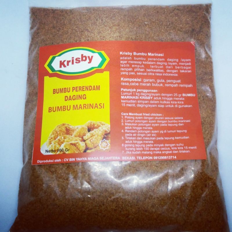 

marinasi hot bumbu ayam 1 kg
