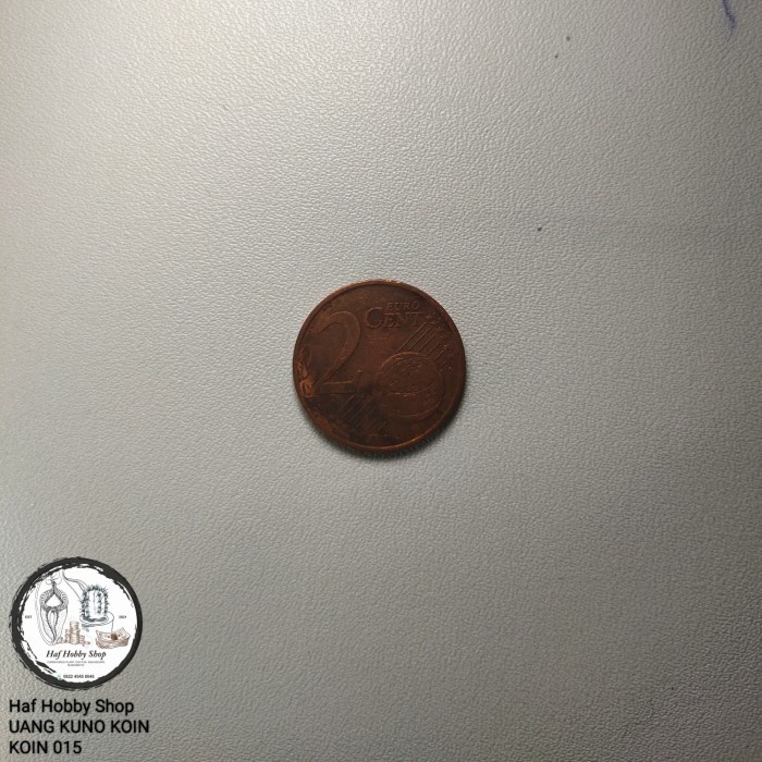 Koin Kuno 2 Euro Cent Tahun 1999