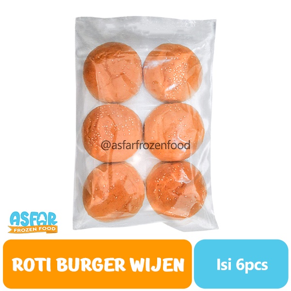 

Roti Burger Wijen Isi 6 pcs