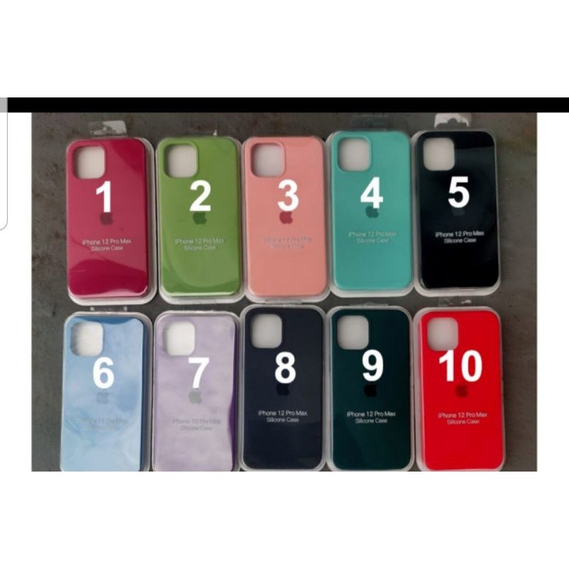 Silicone Cover Original Iphone 12 & Iphone 12pro Packing original authentic
