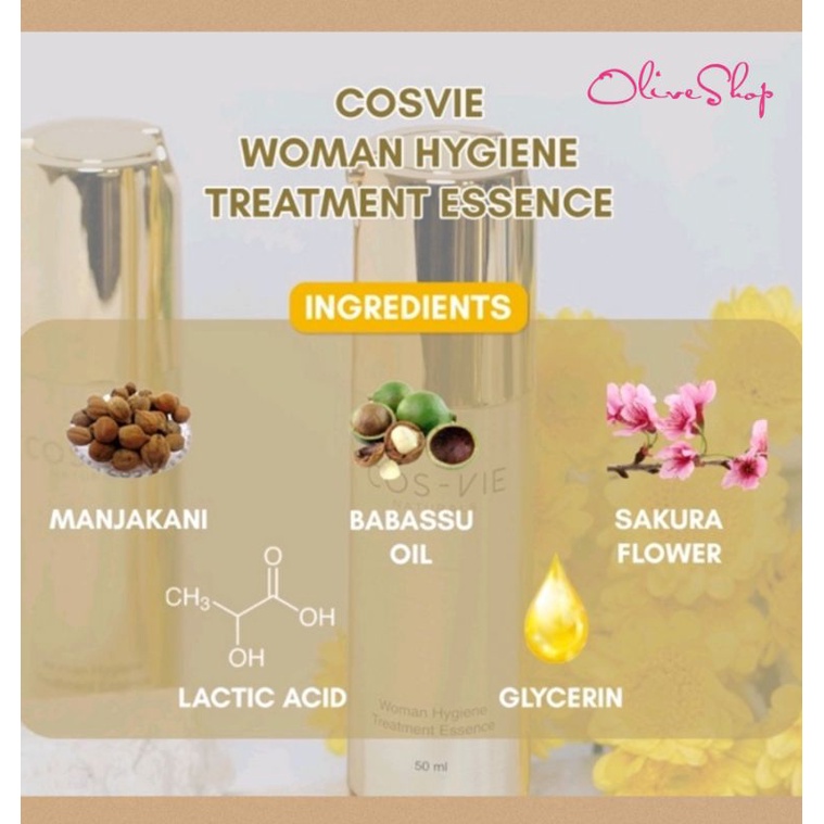 OliveShop ❤️ Lacoco Cos-Vie Woman Hygiene Treatment Essence 50ml