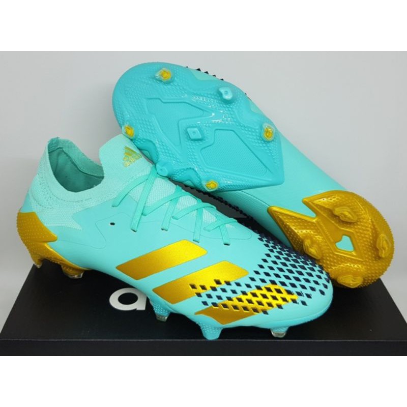 Sepatu Bola Adidas Predator Mutator 20.1 Turquoise Gold