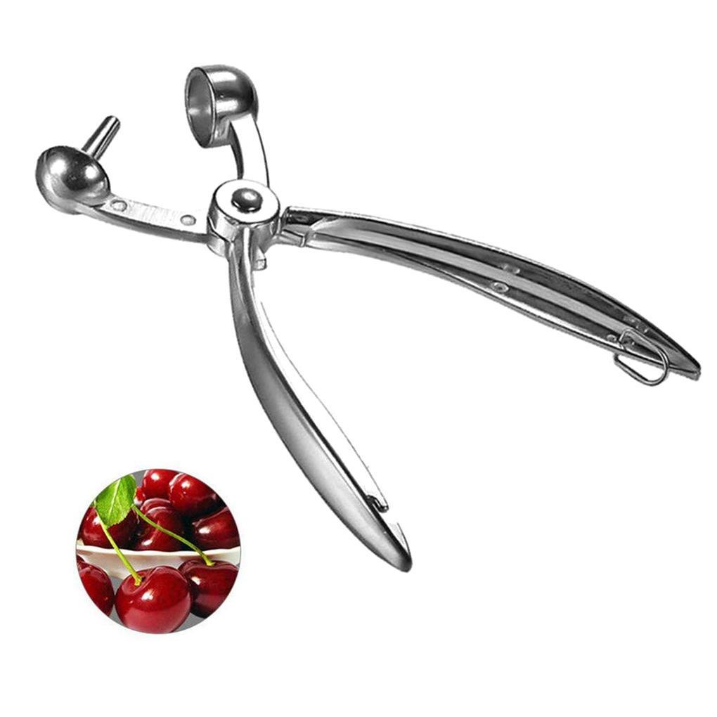 Cherry Fruit Pitter Alat Cerri Cerri Core Remove Tools Corer Device Aksesoris Dapur Rumah Tangga Olive Pitters Gadget