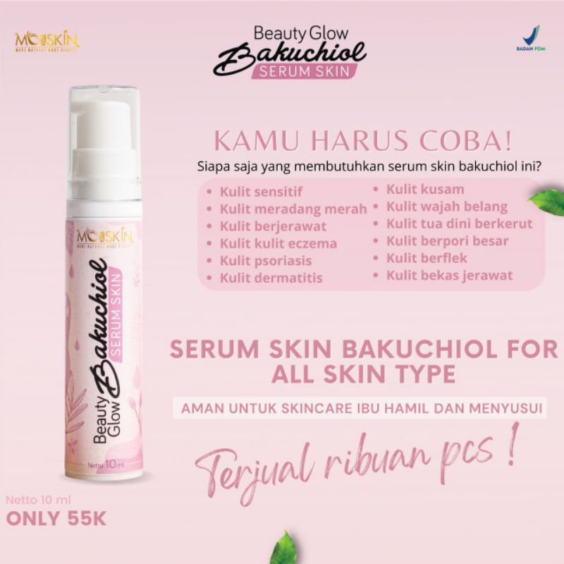 Ready Serum Beauty Glow Bakuchiol Serum Skin Moraskin 10ml