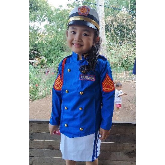 FREE ONGKIR BAJU TARUNA AKMIL ANAK PEREMPUAN KOSTUM PROFESI TARUNI AKMIL BAJU PROFESI AKMIL CEWEK