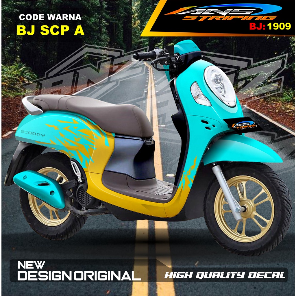 STIKER VARIASI FULL BODY SCOOPY / STICKER ALL NEW SCOOPY / STIKER FULL BODY SCOOPY TERMURAH / STIKER MOTOR SCOOPY / STIKER MOTOR