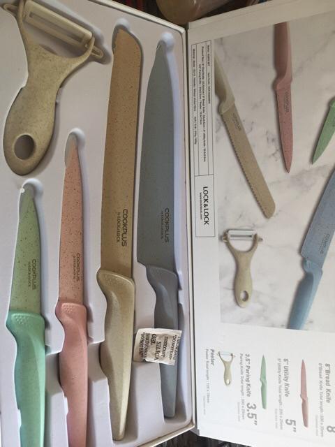 Lock & Lock Kitchen Knife Set Isi 5 Pcs