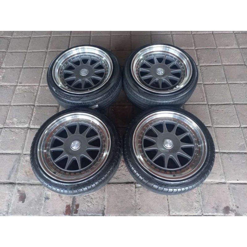 VELG CELONG TYPE HEARTGE R17X7,5/9 PCD 4X100-114 + BAN 205/45 R17