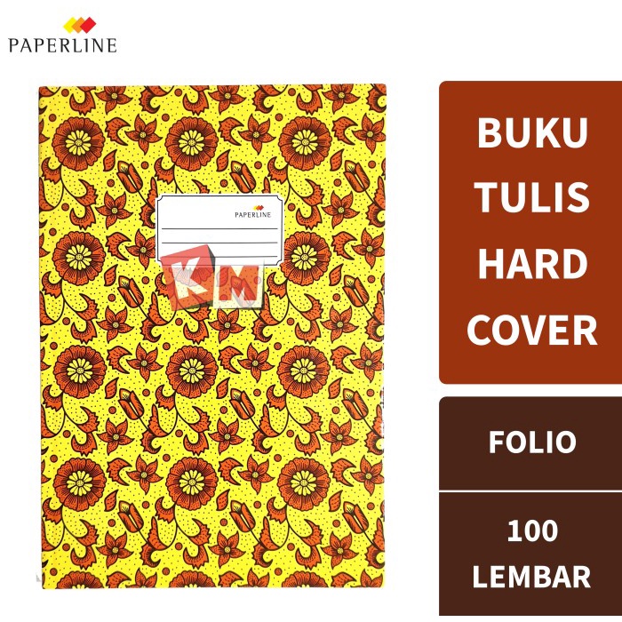 

[RESTOCK] Buku Tulis Hard Cover Folio Paperline Isi 100 Lembar F4 Hardcover